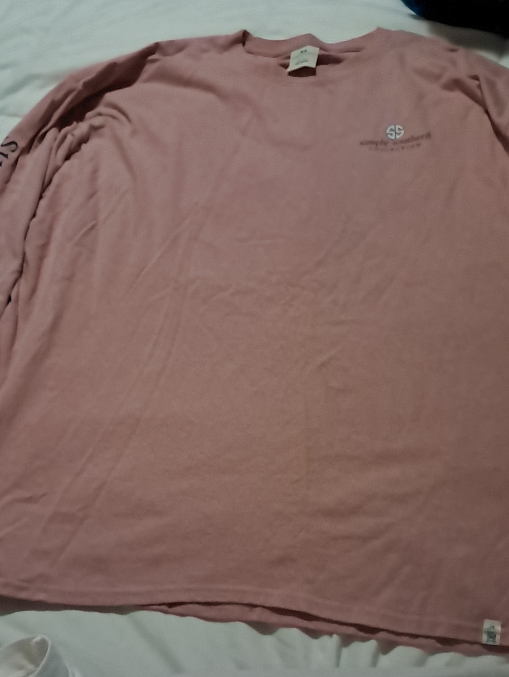 Simply Southern Dusty Rose Long Sleeve Tee